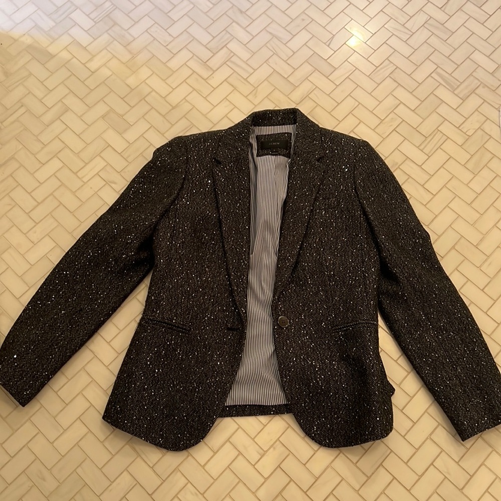 J Crew size 8 blazer with shimmer